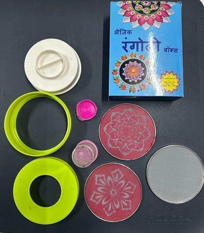 Magic instant Rangoli Kit | [⭐️⭐️⭐️⭐️⭐️ 4.9 Ratings] | LIMITED STOCK